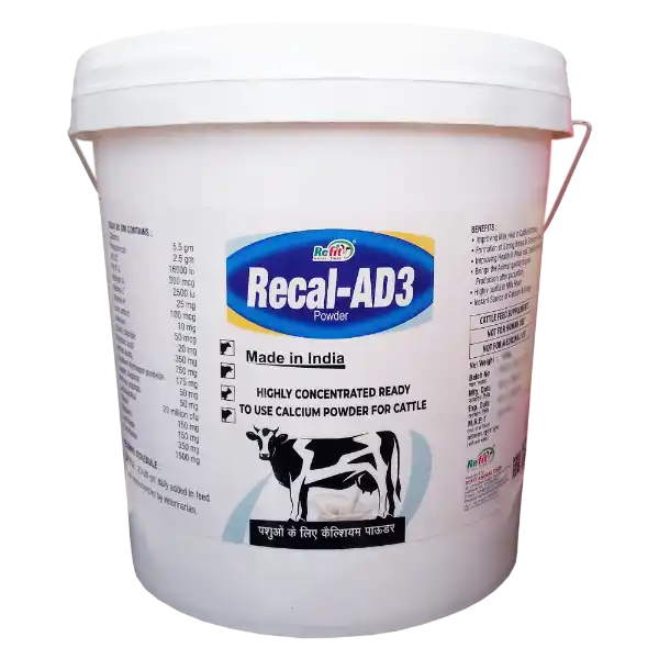 Recal-AD3 - Calcium Powder For Cattle - 10 Kg - Set of 4