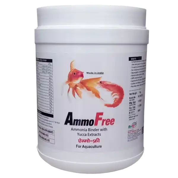 Ammofree - Ammonia Binder With Yucca Extract for Aquaculture - 300 gm - Set of 12