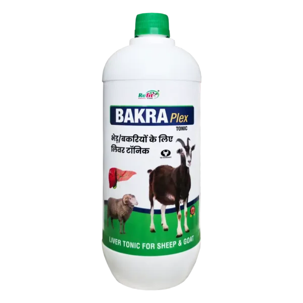 Bakra Plex - Liver Tonic for Sheep & Goat - 1 Ltr - Set of 12