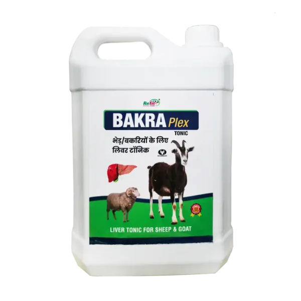 Bakra Plex - Liver Tonic for Sheep & Goat - 5 Ltr Set of 6