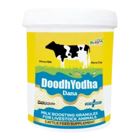 Doodh Yodha Dana - Milk Boosting Granules For Cattle - 1 Kg - Set of 16