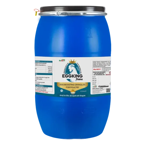 Egg King Dana - Egg Boosting Calcium Granules For Poultry - 40 Kg Drum - Set of 2