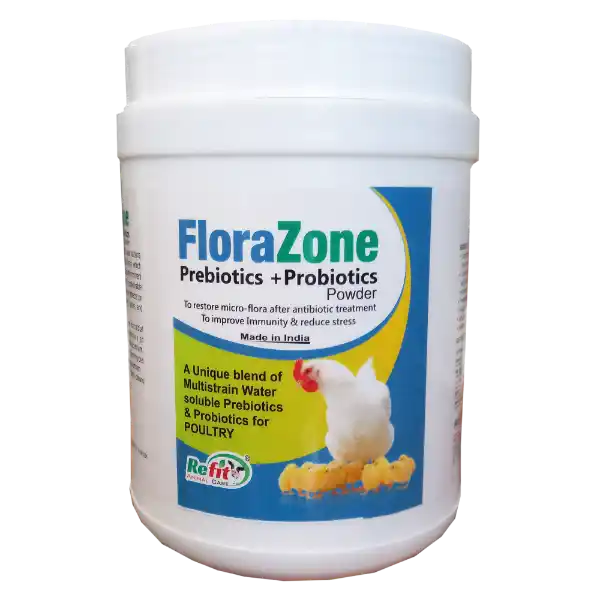 Florazone - Prebiotics & Probiotics For Poultry - 1 Kg - Set of 16