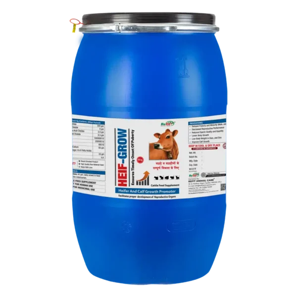 Heif Grow - Growth Promoter Powder For Calf & Heifer - 40 Kg Drum - Set of 2