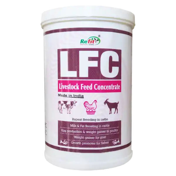 L F C - Feed Concentrate For Cattle, Poultry & Aqua - 500 gm. (Set of 40)