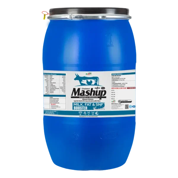 Mash Up - Powder & Granules Mineral Mixture For Cattle & Poultry - 40 Kg Drum - Set of 2