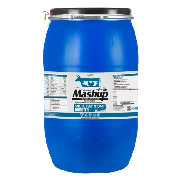 Mash Up - Powder & Granules Mineral Mixture For Cattle & Poultry - 50 Kg Drum - Set of 2