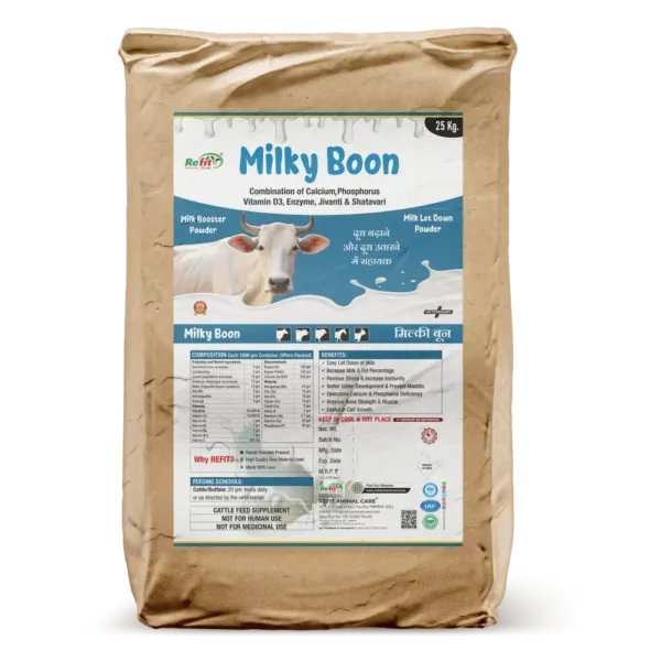 Milky Boon - Milk Let Down Powder For Cattle - 25 Kg Bag - Set of 2