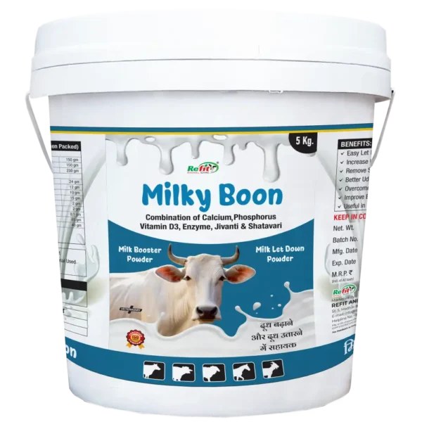 Milky Boon - Milk Let Down Powder For Cattle - 5 Kg - Set of 6