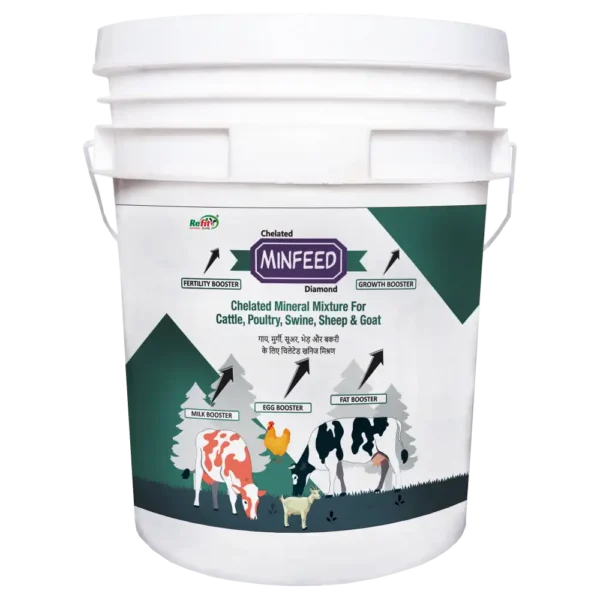 Minfeed Diamond - Chelated Mineral Mixture For Cattle & Poultry - 20 Kg - Set of 2