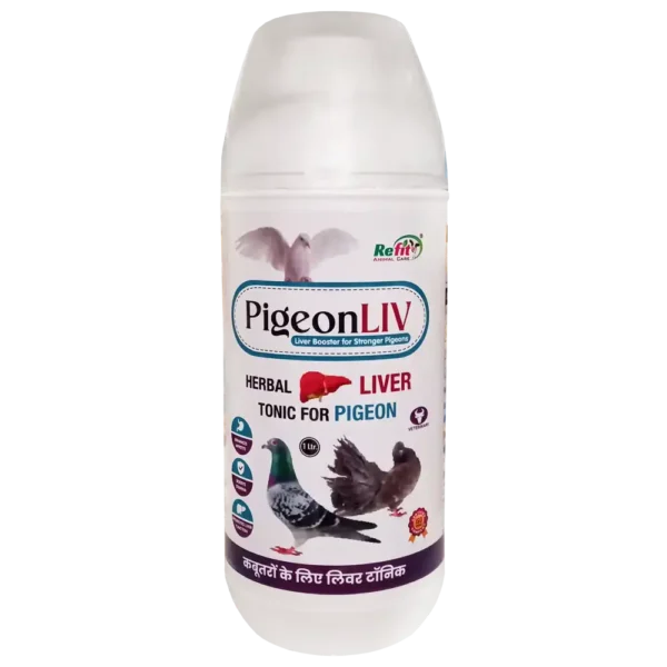 Pigeonliv - Herbal Liver Tonic For Pigeons - 1 ltr (set of 12)