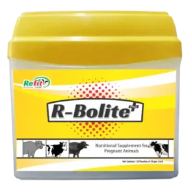 R-Bolite+ -Nutritional Supplement for Pregnant Animals - 20 Pouches of 50 gm (Set of 10 Box)