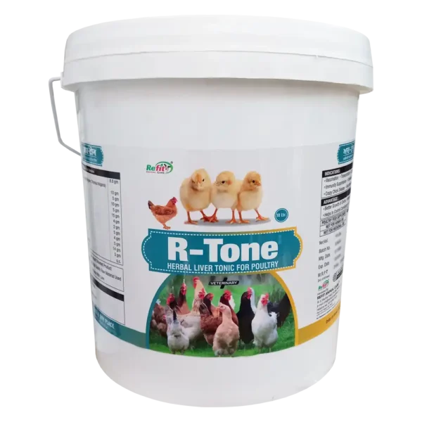 R-Tone - Herbal Liver Tonic For Poultry - 10 Ltr - Set of 4