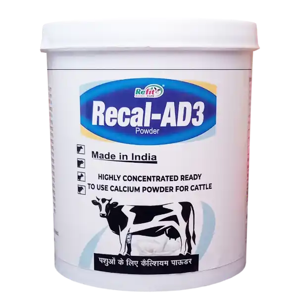 Recal-AD3 - Calcium Powder For Cattle - 1 Kg - Set of 12