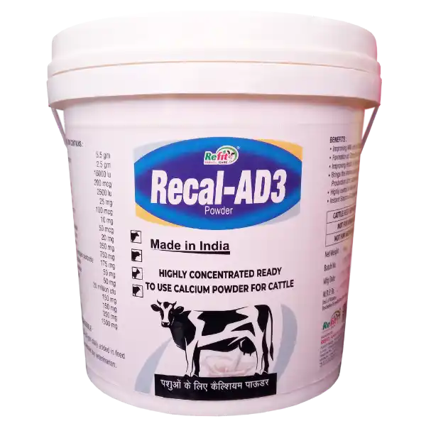 Recal-AD3 - Calcium Powder For Cattle - 5 Kg - Set of 6