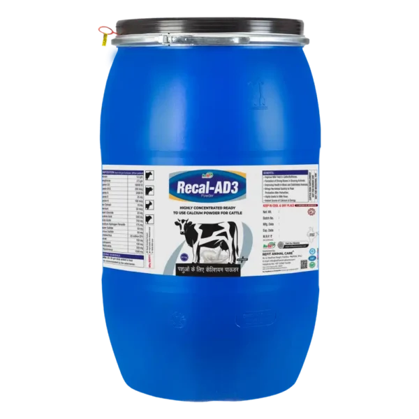 Recal-AD3 - Calcium Powder For Cattle - 40 Kg Drum - Set of 2