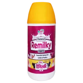 Remilky Forte Chelated Liquid Calcium For Cow Buffalo Cattle 1 ltr