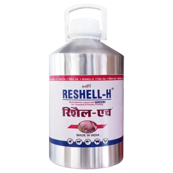 Reshell-H - Vitamin-H For Cattle & Poultry - 10 Ltr - Set of 2