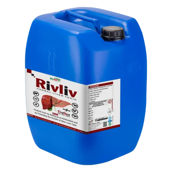 Rivliv - Herbal Liver Tonic For Cattle - 40 Ltr Drum - Set of 2