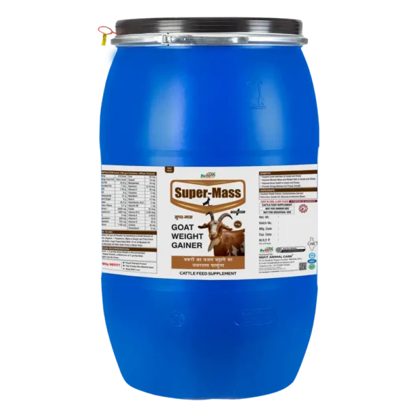 Super-Mass - Goat Weight Gainer - 40 Kg Drum - Set of 2