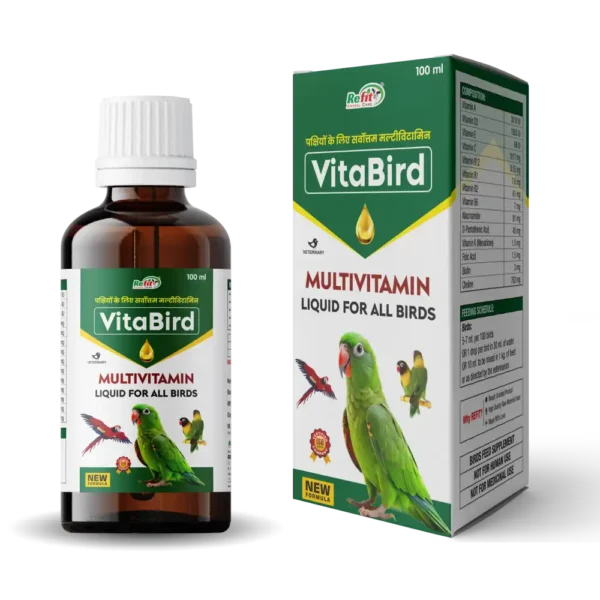 Vita Bird - Mulitvitamin Supplement For Birds - 100 ml (set of 96)