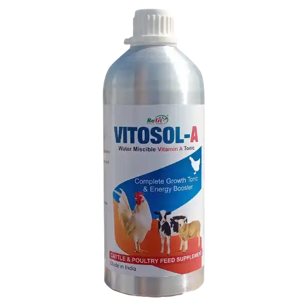 Vitosol-A - Vitamin A For Cattle & Poultry - 1 Ltr (Set of 12)