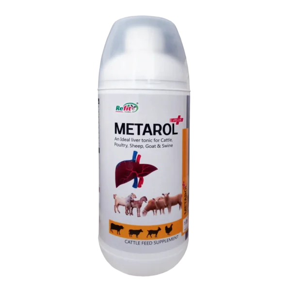 Metarol - Liver Tonic For Cattle & Poultry - 1 Ltr - Set of 12
