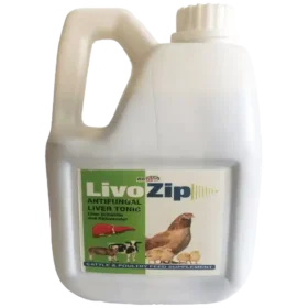 Livo Zip - Anti-Fungal Liver Tonic For Cattle & Poultry - 2 Ltr - Set of 8