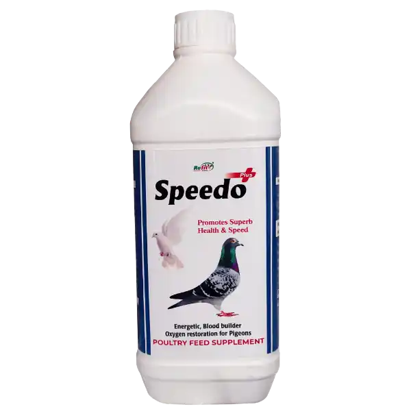 Speedo+ - Energetic,Blood builder Oxygen restoration for Pigeons - 1 Ltr - Set of 16