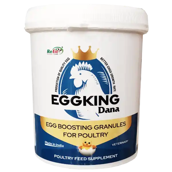 Egg King Dana - Egg Boosting Calcium Granules For Poultry - 1 Kg - Set of 16