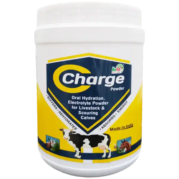 C-Charge - Electrolyte Powder For Cattle - 1 Kg - Set of 16