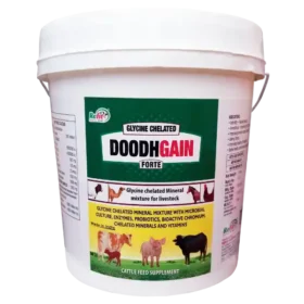 Doodh Gain - Glycine Chelated Mineral Mixture For Cattle & Poulty - 5 Kg - Set of 6