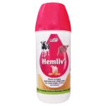 Hemliv+ - Liver Tonic With Iron For Cattle & Poultry - 1 Ltr - Set of 12
