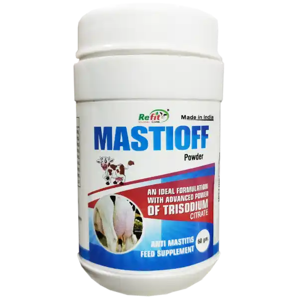 Mastioff - Trisodium Citerate For Mastitis For Cattle - 60 gm (Set of 144)