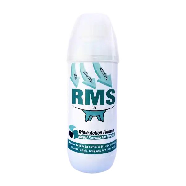 R M S Liq - Triple Action Liquid For Mastitis in Cattle - 500 ml (Set of 20)