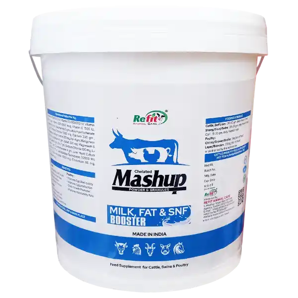 Mash Up - Powder & Granules Mineral Mixture For Cattle & Poultry - 10 Kg - Set of 4