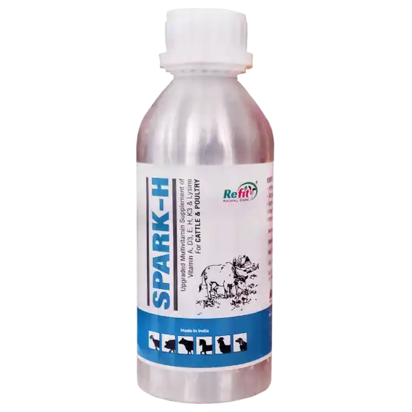 Spark-H - Multivitamin For Cattle & Poultry - 500 ml (Set of 20)