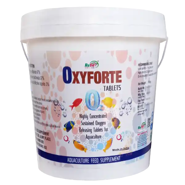 Oxyforte - Oxygen Releasing Tablets for Aquaculture - 10 Kg - Set of 4