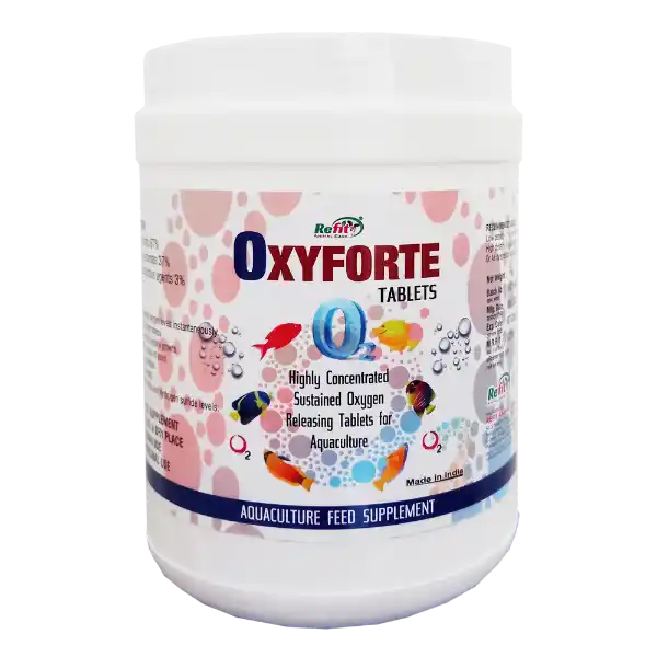 Oxyforte - Oxygen Releasing Tablets for Aquaculture - 1 Kg - Set of 8