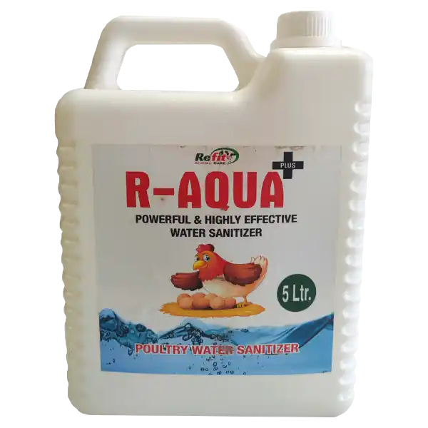 R-Aqua - Poultry Water Sanitizer - 5 Ltr - Set of 6