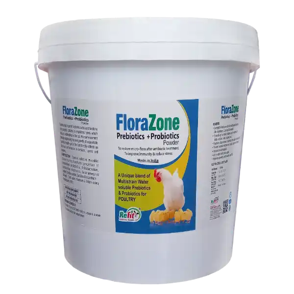 Florazone - Prebiotics & Probiotics For Poultry - 10 Kg - Set of 4
