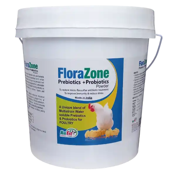 Florazone - Prebiotics & Probiotics For Poultry - 5 Kg - Set of 6