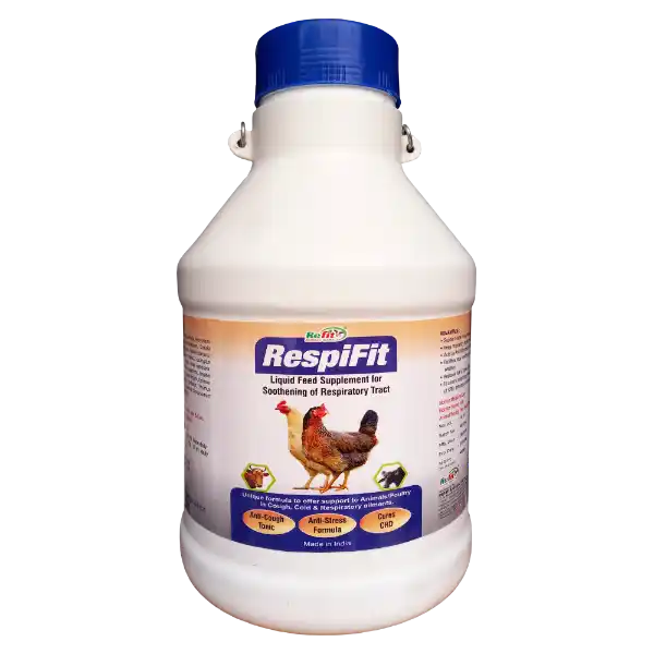 Respifit  - Tonic For CRD Disease in Poultry & Cattle - 10 Ltr - Set of 4
