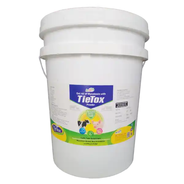 Tie Tox - Toxin Binder Powder For Cattle & Poultry - 20 Kg - Set of 2