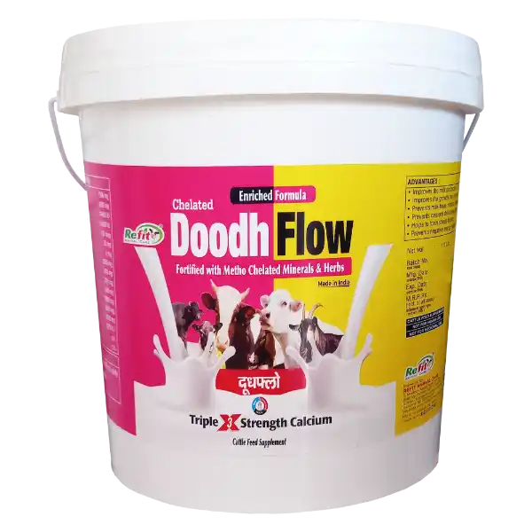 Doodh Flow - Triple Strength Calcium For Cattle - 10 Ltr - Set of 6