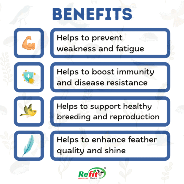 Bird Boost - Immunity Booster For Birds - 100 ml (set of 96) - Image 5