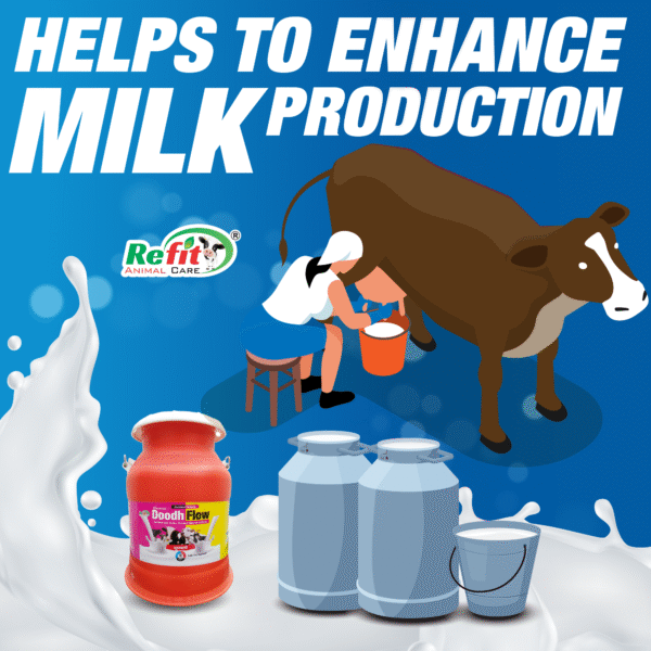 Doodh Flow - Triple Strength Calcium For Cattle - 2 Ltr - Set of 8 - Image 5