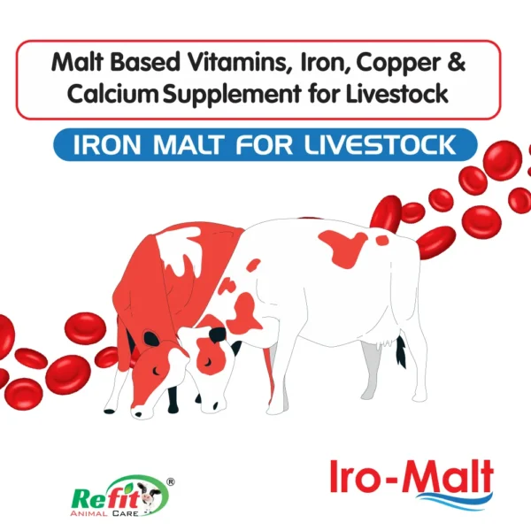 Iro-Malt - Sharkoferrol Malt Based Iron Supplement For Livestock - 10 Kg (Set of 4) - Image 4