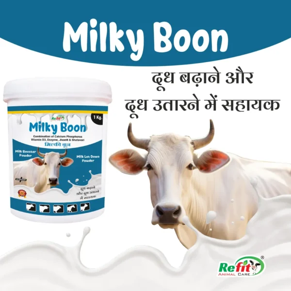 Milky Boon - Milk Let Down Powder For Cattle - 1 Kg - Set of 16 - Image 5