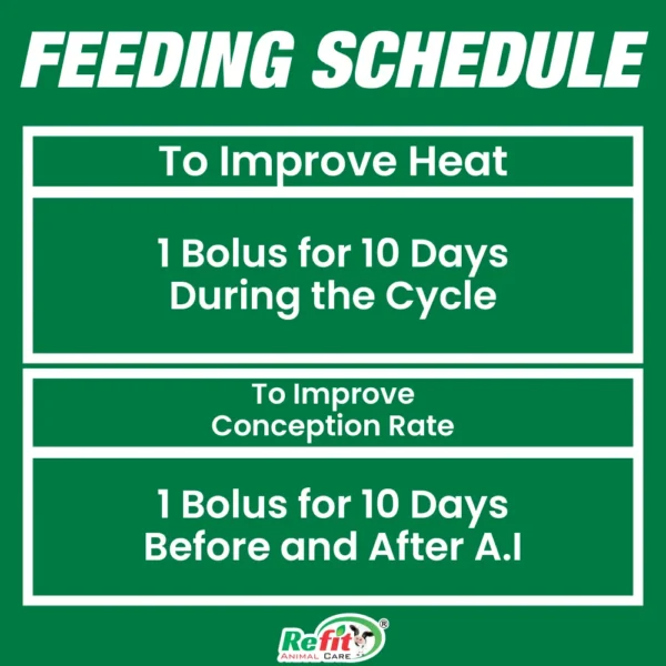Refertile - Heat Bolus For Cattle - 10 Bolus Pack (Set of 96) - Image 4